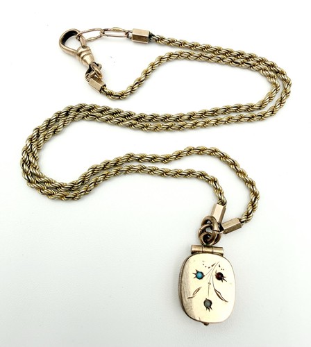 Antique gold filled pocket - antique,