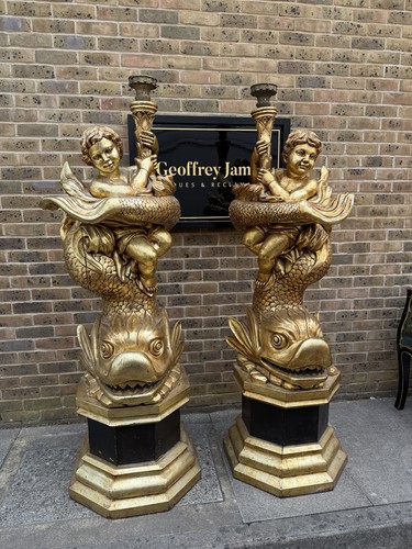 Remarkable 6ft pair gilt - remarkable,