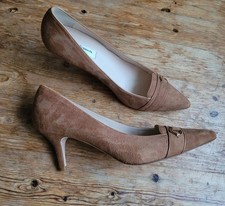 LK Bennett Dark Tan Suede