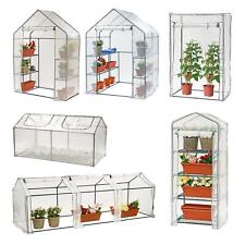 Garden Compact Walk In Greenhouse Frame Shelves Reinforced Cover Cold Frame New