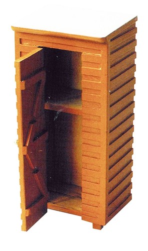 Dolls house tool shed empty - house,