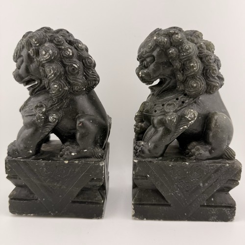 Pair vintage chinese - vintage, dark