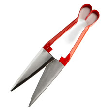 Hand Sheep Shears Red – S.Steel Manual Clippers for Sheep Goats Wool Trimer