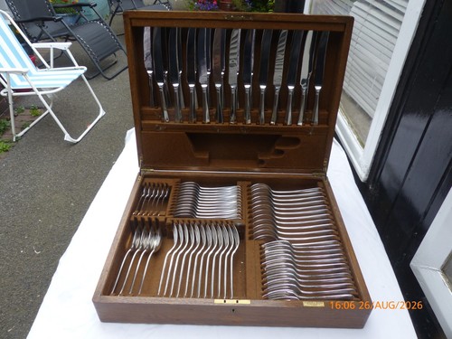 Piece silver plate mappin - piece,
