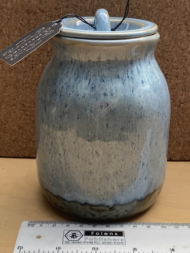 Brocante stoneware blue glazed - stoneware,
