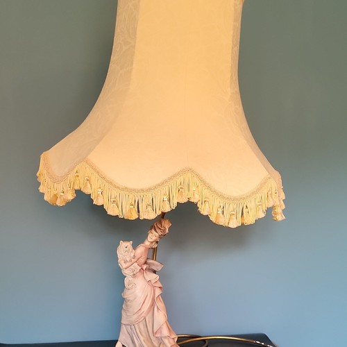 Lady figurine table lamp - table,