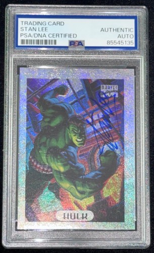 Signed stan lee - 1994, marvel