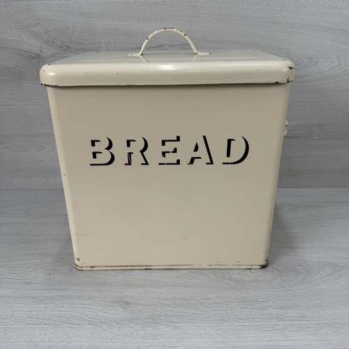 Cream bread bin kitchenalia - cream,