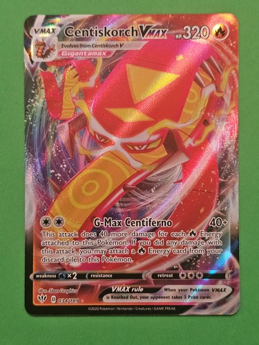 Pokemon tcg centiskorch vmax - pokemon,