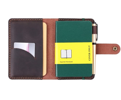 Leather journal cover for - leather,