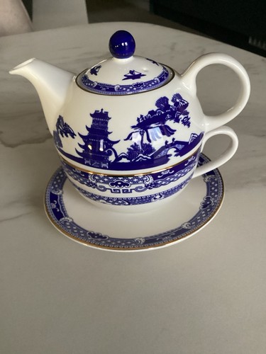 Ringtons willow pattern cup - ringtons,