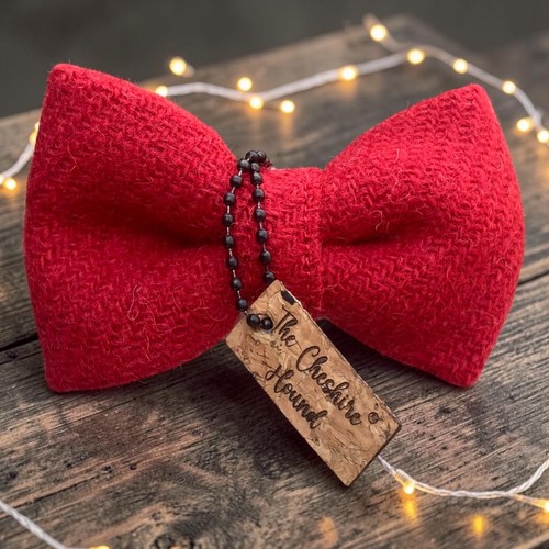 Harris tweed handmade red - harris,