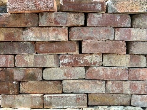 Reclaimed red and yellow - , stock