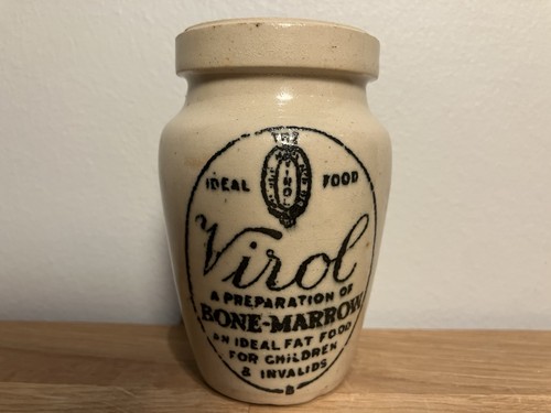 Antique virol transferred pot - antique,
