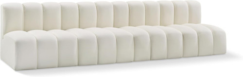 Modern cream vegan leather - modern,