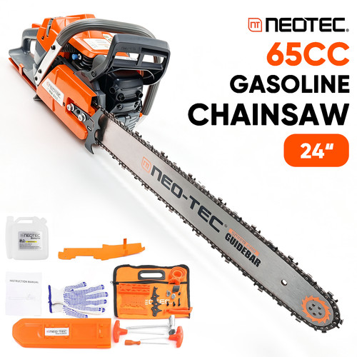 65cc chainsaw gasoline power - chainsaw,