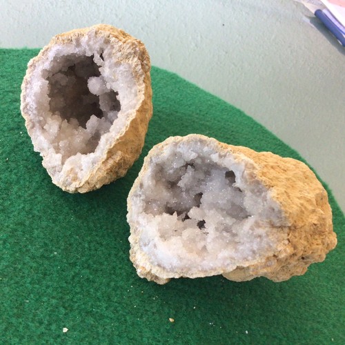 Large quartz crystal geode - quartz,