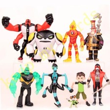 9Pcs/Set Ben 10 Anime Figures Ben Tennyson Ben Model Collectible Toys Ornament