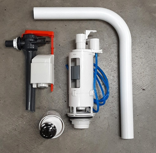 Toilet single flush mechanism - toilet,