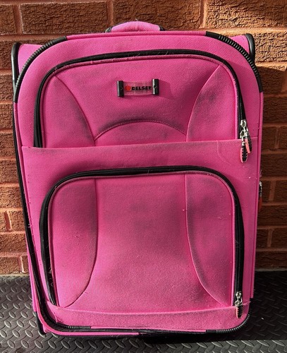 Delsey large wheeled black - large,