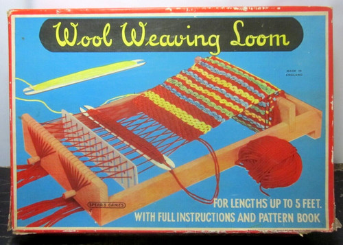 Wool weaving loom spears - wool, by