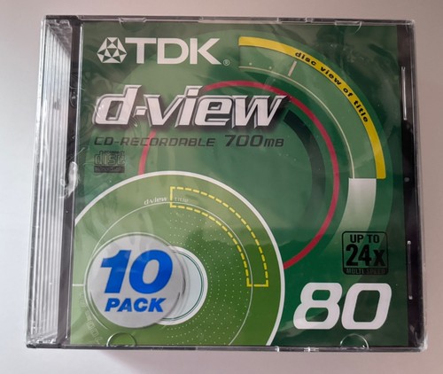 Tdk view 80 minute - tdk-d-view, cd-r-80-minute