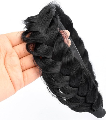 Wide messy braided headband - wide,