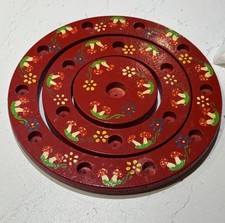 Vintage Candleholder 3 Wooden