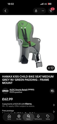 Brand new hamax kiss rear - new,