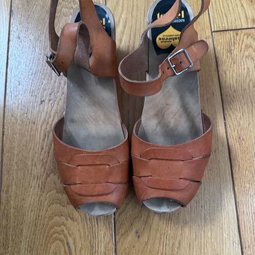 Swedish hasbeens tan leather - hasbeens,