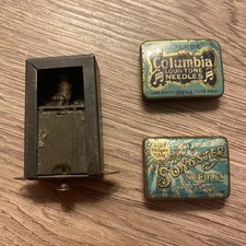 2 x vintage Needle Tins &