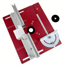 Aluminium router table insert - aluminium,