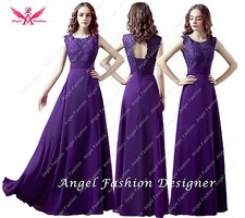 FloorLength Chiffon Lace