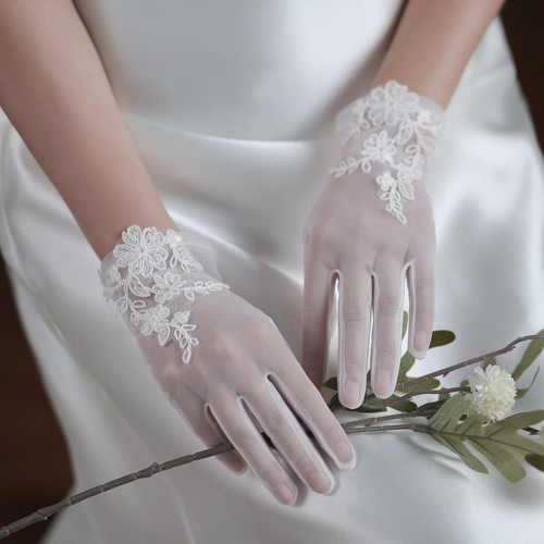 White short sheer tulle - white,