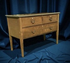 Antique Inlaid Mahogany Low