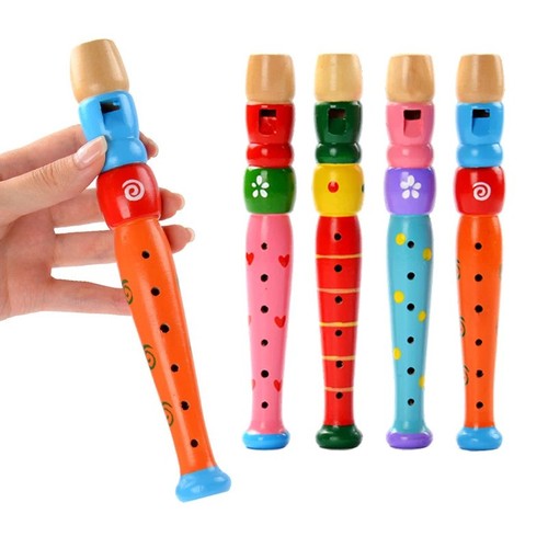 Kids wooden piccolo flute - kids,