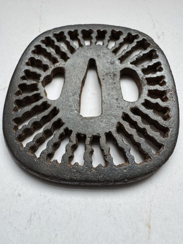 Antique japanese tsuba edo - antique,