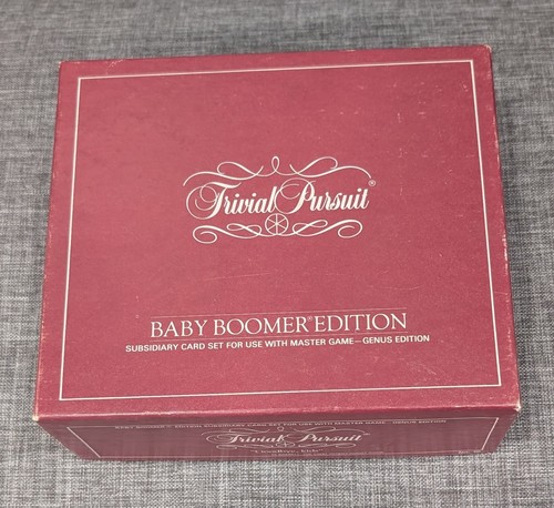 Trivial pursuit baby boomer - pursuit,