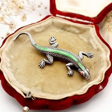 Antique Edwardian Lizard