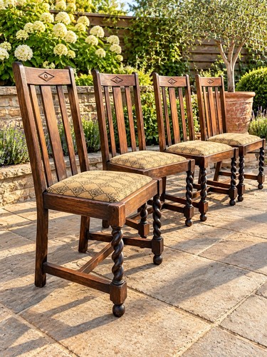 Antique oak barley - oak, twist