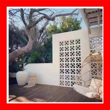 Cement Concrete Molds Are Used For Hollowed Out Decoration Of Garden Walls