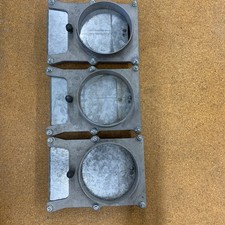 5" Manual Blast Gate  (3 PCS) Industrial Grade (Aluminum body/Galvanized blade)