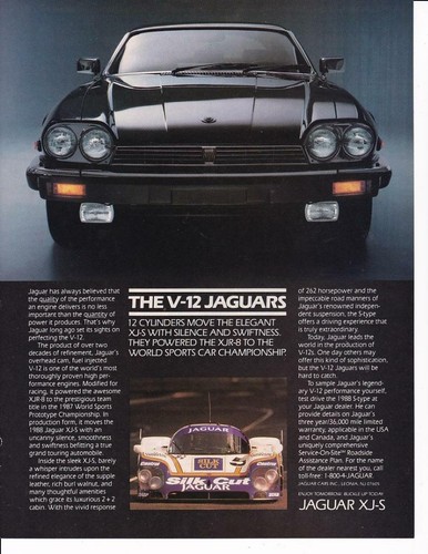 1988 jaguar s - 1988, v-12