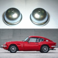 (x2) TRIUMPH GT6       FRONT HUB GREASE CAPS   (1962- 74)
