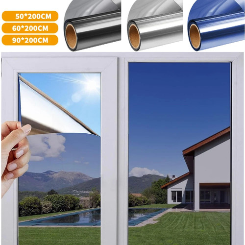 One way mirror reflective - one,