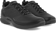 Ecco Biom Fjuel Mens Shoes  Black Leather Trainers UK 8.5 EU 42.5 NEW