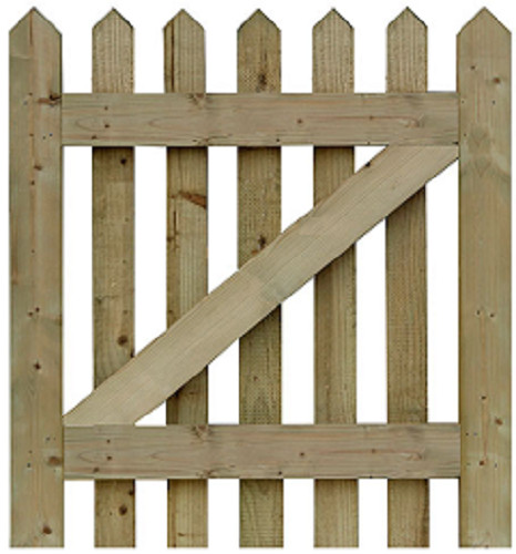 Garden cottage picket gate - picket,