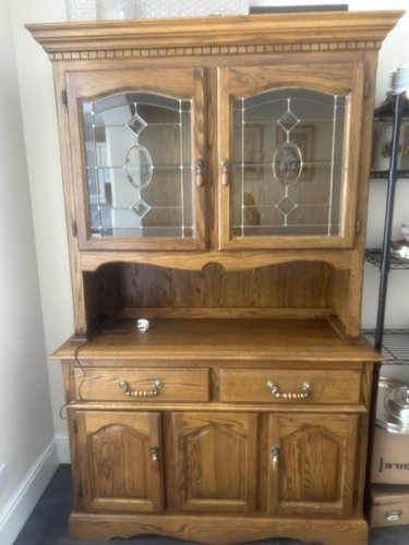 Solid oak display - oak, /