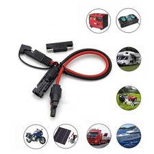 10AWG Solar Cable 0.5m Solar Cable Outdoor Solar Installations Waterproof CAP