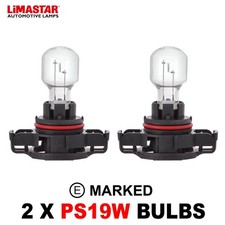 Light Bulb Single PS19W 12V 19W Round Black Base For DRL x 2